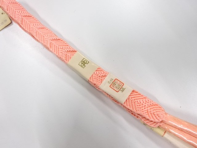 JAPANESE KIMONO / UNUSED HAND-TIED OBIJIME